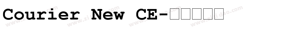 Courier New CE字体转换